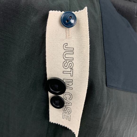 STILL by HAND Size S Black Cotton Drawstring Oversized Coat - Picture 4 of 7